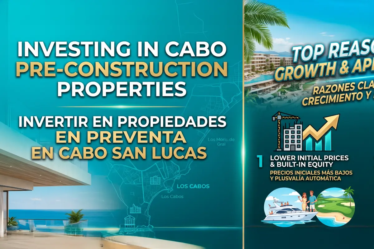 Why Invest in Pre-Construction Properties in Cabo San Lucas? (2026 Investor Guide)