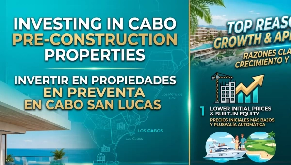 Why Invest in Pre-Construction Properties in Cabo San Lucas? (2026 Investor Guide)