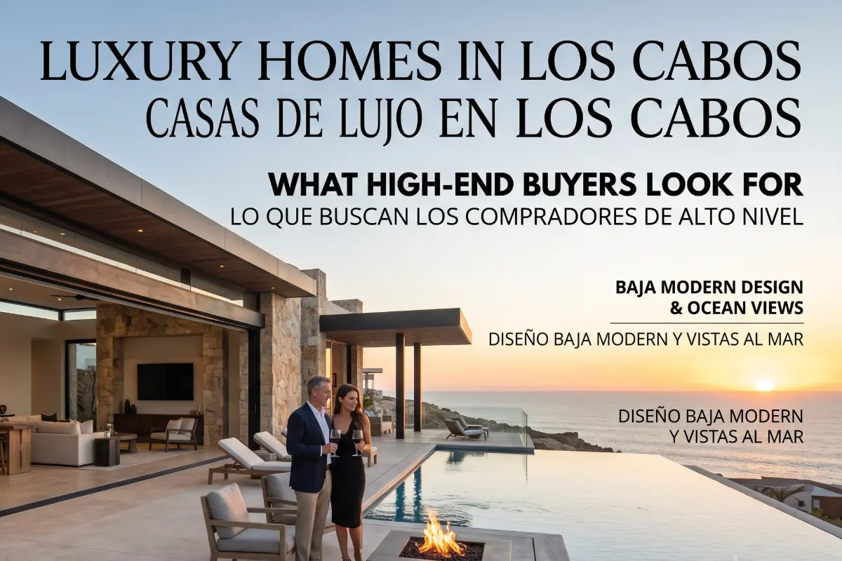 Luxury Homes in Los Cabos: What High-End Buyers Look For