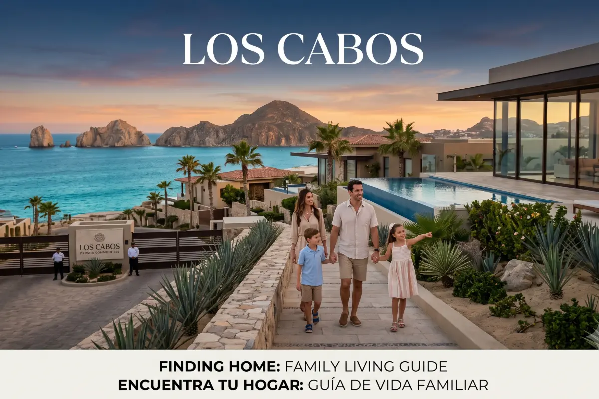 Dónde vivir en Los Cabos con familia: Guía residencial y de reubicación 2026